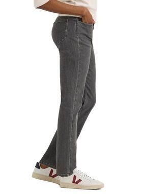 Lee Women's Gray Straight-Leg Jeans - Mid Gray Wash